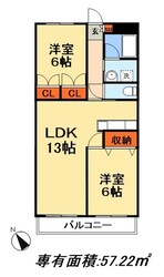 シーサイドイナゲの物件間取画像